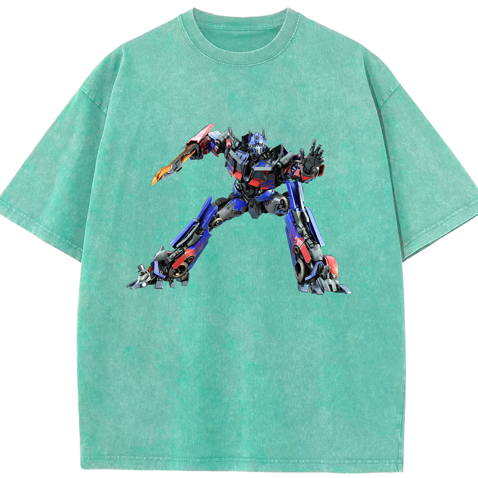 （画像用） Transformers トランスフォーマー 綿100% ヴィンテージ風 半袖Tシャツ（フロントプリント）